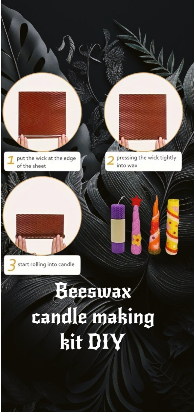 Beeswax candle kit